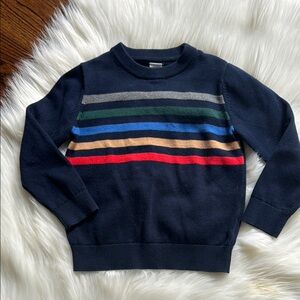 Gap Navy Blue Stripped Toddler Sweater